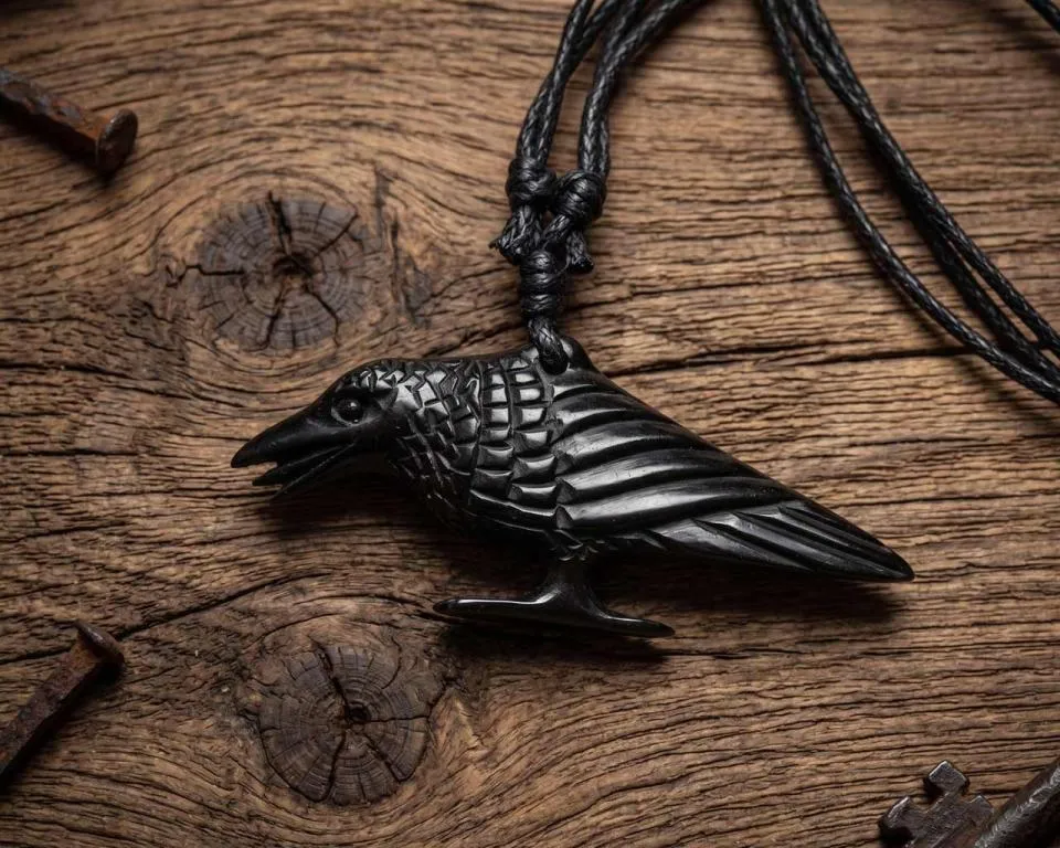 Raven from horn
